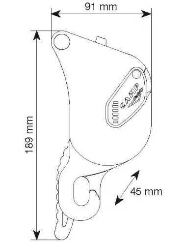 Descensor Giant Negro