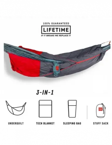 Hængekøjetæppe, sovepose & underquilt 360° ThermaQuilt 3-in-1
