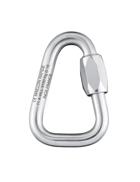 Rustfrit stål Delta 4mm karabinhage