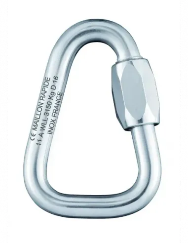 Rustfrit stål Delta 8mm karabinhage