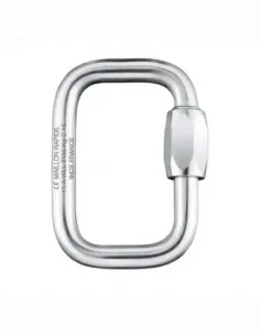 Zinkbelagt stål - Square 5mm karabinhage