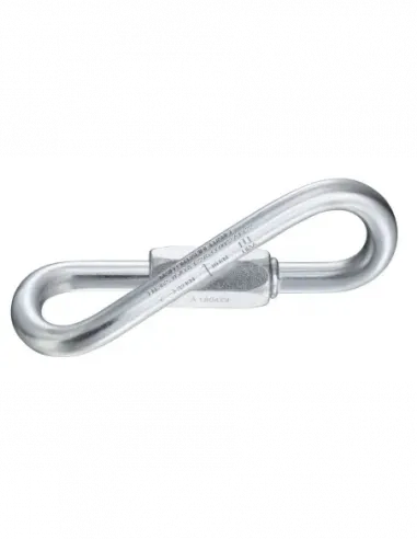 Long από ψευδαργυρωμένο χάλυβα - Καραμπίνερ Twist 8mm