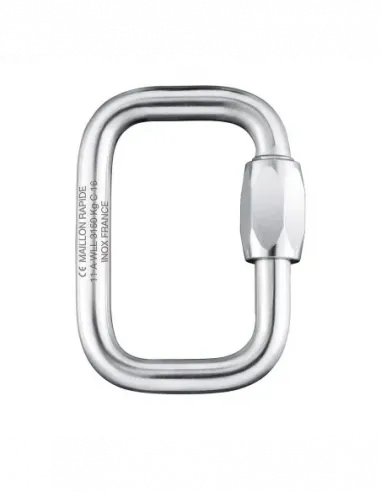 Square Connector Galvanized Steel 6mm Carabiner