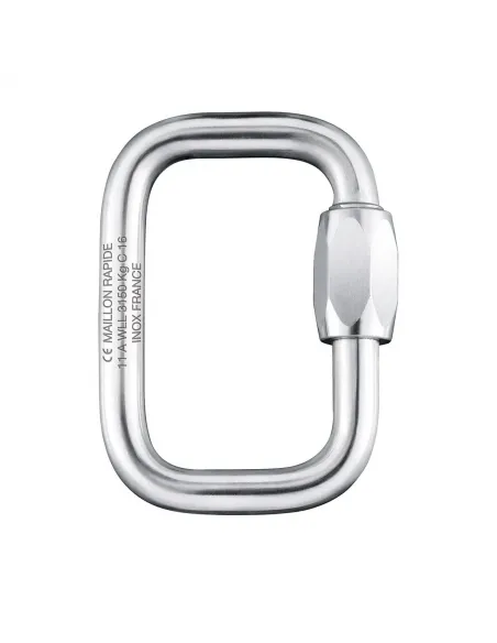 Square Connector Galvanized Steel 6mm Carabiner