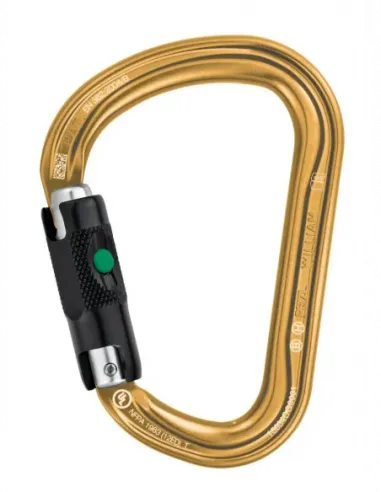William Ball Lock Gold Carabiner