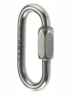 Quick Link INOX Oval 5mm karabijnhaak