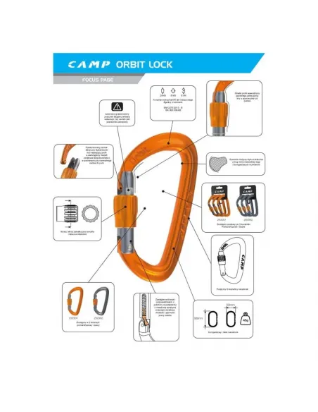 Mosquetón Orbit Lock