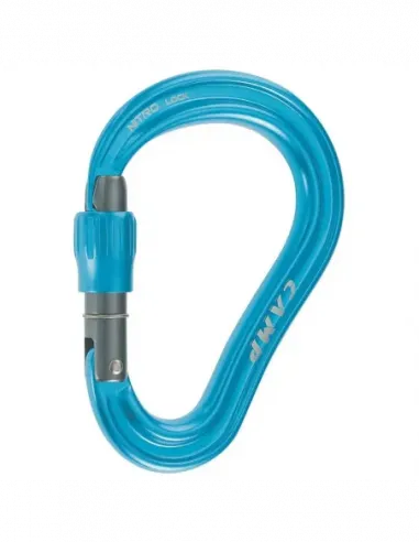 HMS Nitro Lock Blue Carabiner