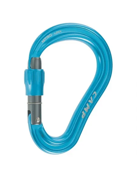 HMS Nitro Lock Blue Carabiner