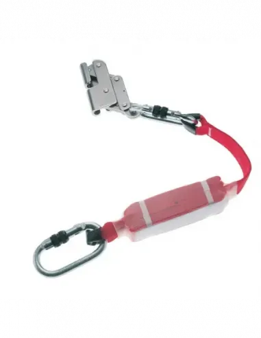 Self-clamping device with absorber Fall Arrester