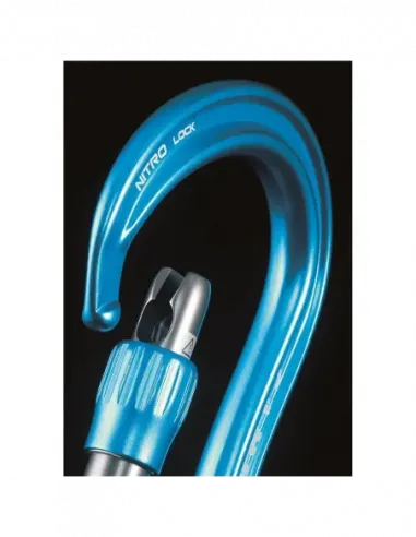 HMS Nitro Lock Blue Carabiner