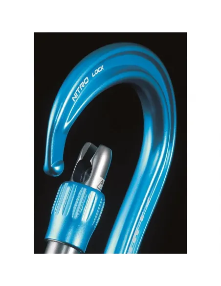 HMS Nitro Lock Blue Carabiner