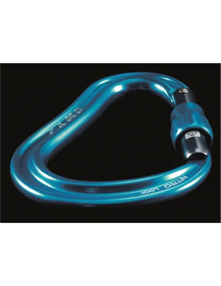 HMS Nitro Lock Blue Carabiner
