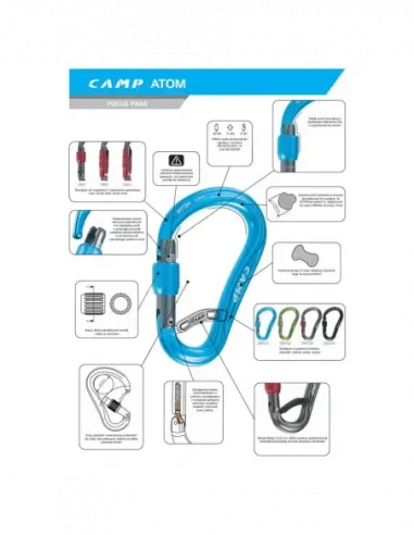 HMS Atom Belay Lock Carabiner