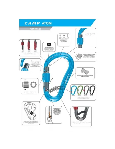 HMS Atom Belay Lock Carabiner