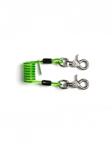 Short Coil Tool Lanyard Quick Clip