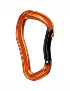 Electron Bent Gate Orange/Black Carabiner