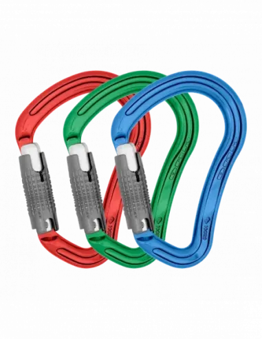 Boa 30kN LS Blue/Red/Green Carabiner