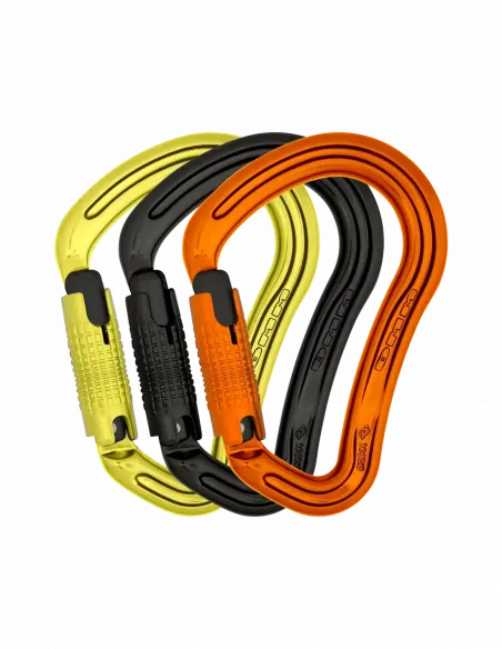 Boa 30kN LS Lime/Grey/Orange Carabiner