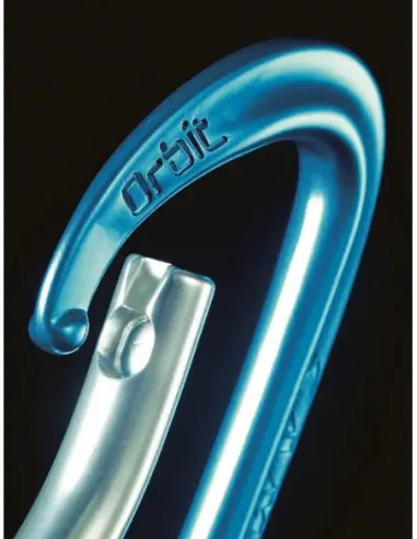 Karabiner Orbit Bent Gate Blau