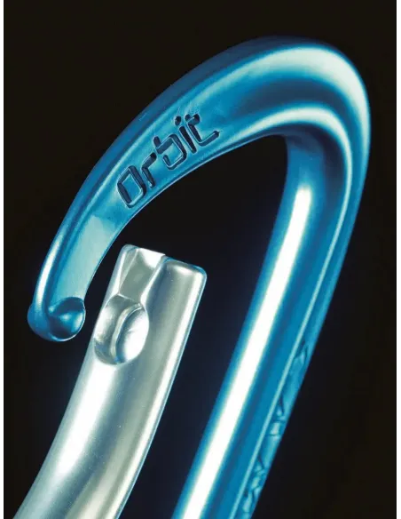 Karabiner Orbit Bent Gate Blau