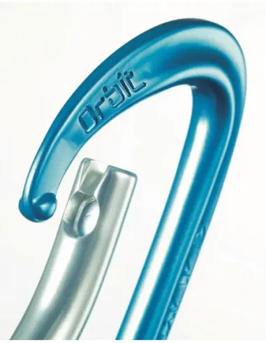 Karabiner Orbit Bent Gate Blau