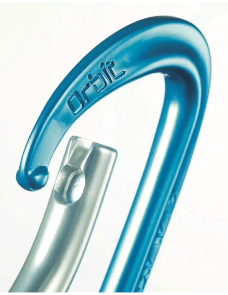 Karabiner Orbit Bent Gate Blau