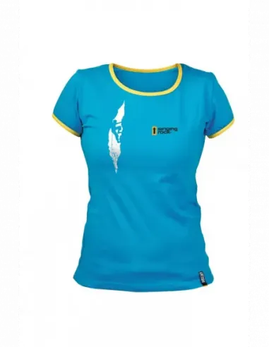 T-shirt Blue Crack dames