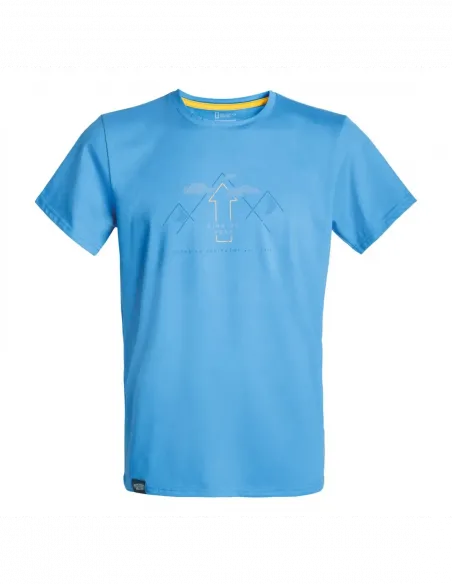 T-shirt Μπλε Βουνό Ανδρικό M