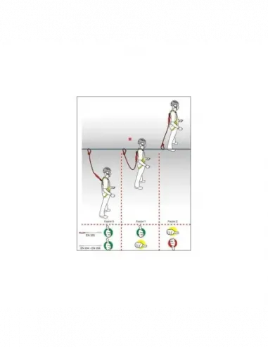 Falldämpfer Rewind Single 120-175 cm mit Verbindern