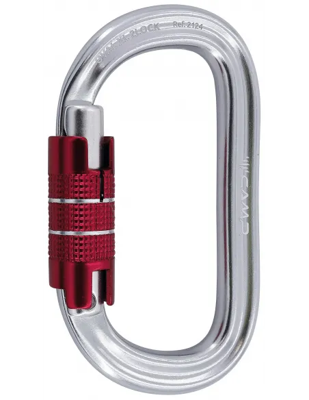 Karabiner Oval XL 2Lock