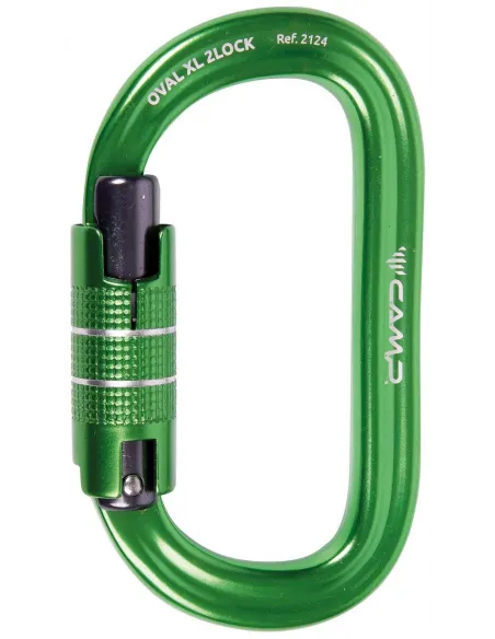 Karabiner Oval XL 2Lock