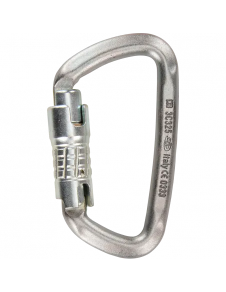 Karabiner D-Shape Steel ANSI CF