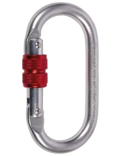 Oval Steel Screw Carabiner