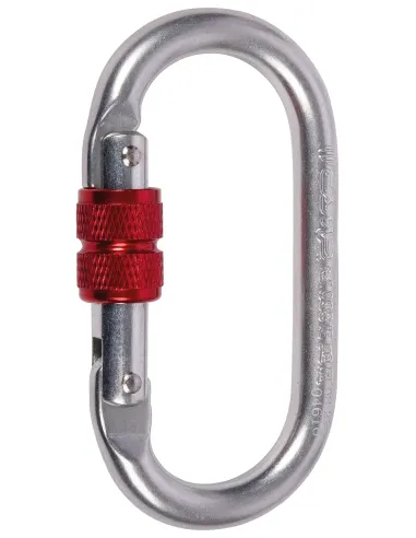 Oval Steel Screw karabijnhaak