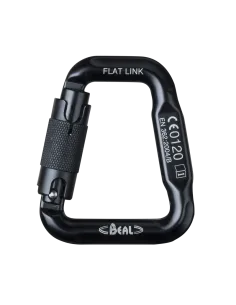 Flat Link Black Carabiner