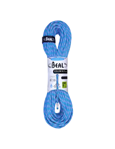 Δυναμικό ημίδιπλο σχοινί Ice Line Unicore 8,1mm