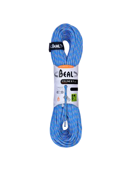 Δυναμικό ημίδιπλο σχοινί Ice Line Unicore 8,1mm