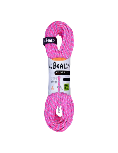 Δυναμικό ημίδιπλο σχοινί Ice Line Unicore 8,1mm