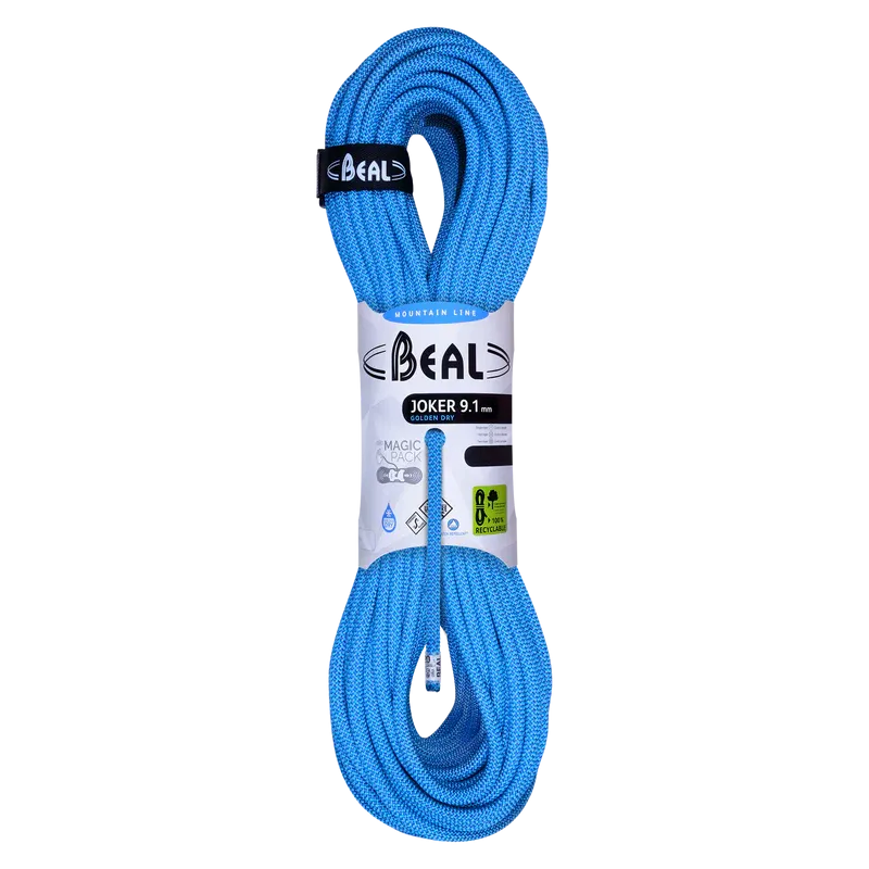 Dynamisches Seil Joker UNICORE 9,1mm : Farbe - Blau, Länge - 70 m, Typ - Golden Dry