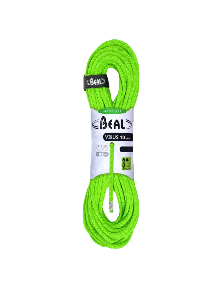 Dynamisches Seil Virus 10mm Grün (Preis pro Meter)