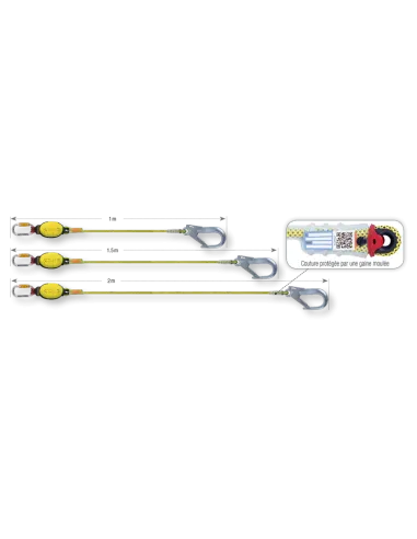 Dynapro Air Hook 1,5m forbindelsesline