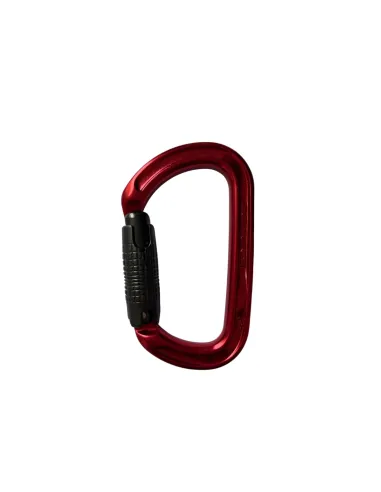 Ultra D LS Red-Matt Gray Carabiner