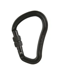 Hector Screw Lock Black Carabiner