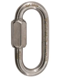 8mm Quick Link Oval Stainless karabinhage