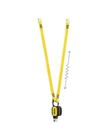 Absorbica-Y Flex 150 Double Lanyard with Energy Absorber