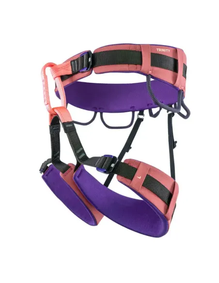 Arnés de escalada Trinity rosa