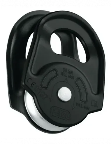 Seilrolle Rescue Schwarz