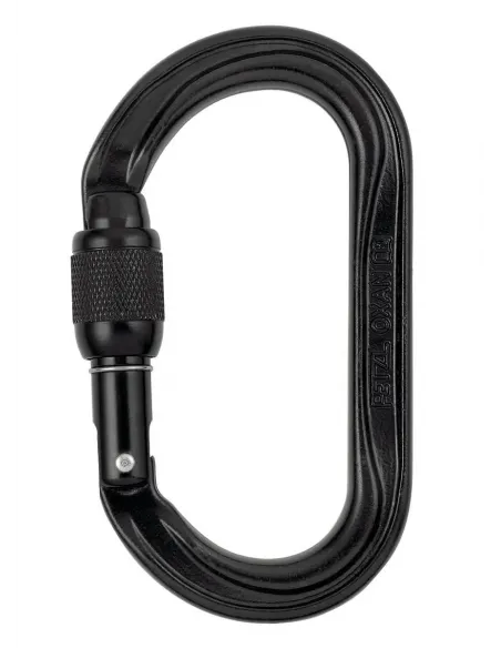Karabiner Oxan Screw Lock Schwarz