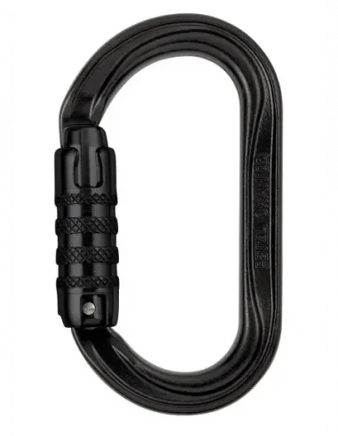 Oxan Triact Lock sort stålkarabinhage